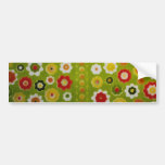 Rétro papier peint mignon vintage de flower power adhésif pour voiture