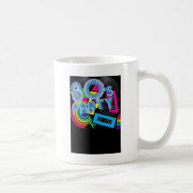 Rétro partie 80 mug à café