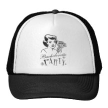 Rétro partie de Bachelorette Casquettes