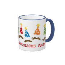 Rétro partie de moustache mugs à café