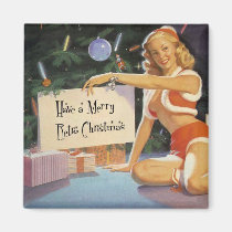 Rétro Pin de Noël magnets