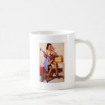 Rétro Pin vintage de décorateur de Gil Elvgren ver Tasses