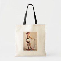 Rétro Pin vintage de Gil Elvgren vers le haut de f Sacs