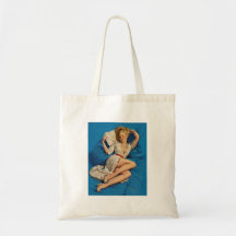 Rétro Pin vintage de Gil Elvgren vers le haut de f Sac