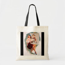 Rétro Pin vintage de Gil Elvgren vers le haut de f Sac Fourre-tout