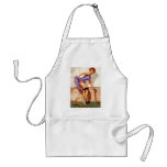 Rétro Pin vintage de Gil Elvgren vers le haut de f Tablier