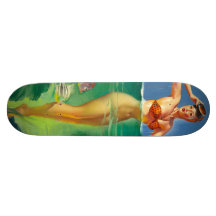 Rétro Pin vintage de plongeur autonome de Gil Elvg Plateaux De Skateboards