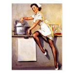 Rétro Pin vintage d'infirmière de Gil Elvgren vers Cartes Postales