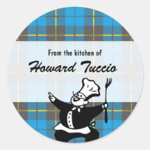 Rétro plaid autocollant "de cuisine"
