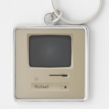 Rétro porte - clé vintage frais d'ordinateur de PC Porte-clef