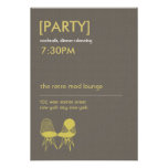 Rétro réception de mariage d'Eames de paires de ch invitations
