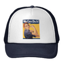 Rétro Rosie nous pouvons le faire Casquettes