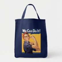 Rétro Rosie nous pouvons le faire Sac Fourre-tout