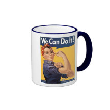 Rétro Rosie nous pouvons le faire Tasse