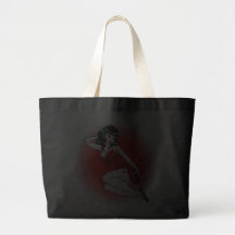 Rétro sac fourre-tout à fille de pin-up Enviro-Ami