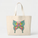 Rétro sac fourre-tout à papillon