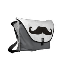 Rétro sac messenger à hippies de moustaches de gen sacoche