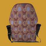 Rétro sac messenger pourpre à bulle sacs messenger