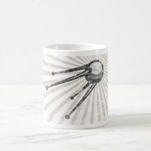 Rétro satellite mugs à café