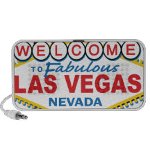 Rétro signe de Las Vegas Haut-parleur Mobile