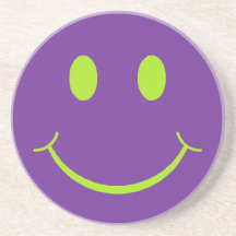 Rétro smiley dessous de verres