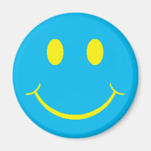 Rétro smiley magnets pour réfrigérateur