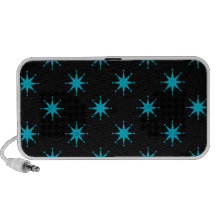 Rétro Starbursts personnalisable Haut-parleurs Ordinateur Portable