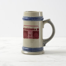 rétro stein par radio mug