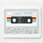Rétro style de l'enregistreur à cassettes 80s tapis de souris