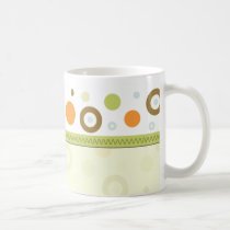 Rétro tasse d'amusement de cercles tasses