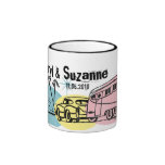 Rétro tasse personnalisée accrochée de remorque ju