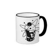 Rétro tête de robot de la science fiction - noir e tasse