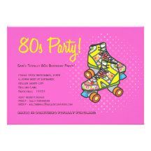 Rétro totalement fête d'anniversaire de patins de  bristols