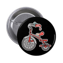 rétro tricycle pin's avec agrafe