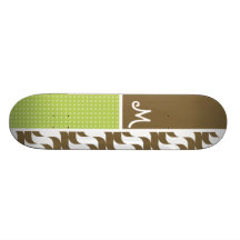 Rétro vague de Brown ; Vagues Planches À Roulettes Customisées