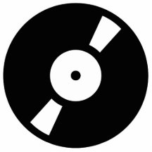 rétro vinly disque photos en relief