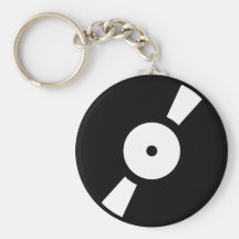 rétro vinly disque porte-clé