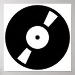 rétro vinly disque posters