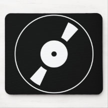 rétro vinly disque tapis de souris
