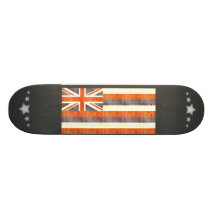 Retro Vintage Hawaii Flag Skateboard Decks