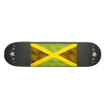 Retro Vintage Jamaica Flag Skate Boards