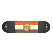 Retro Vintage Missouri Flag Custom Skateboard