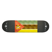 Retro Vintage Mozambique Flag Skate Board Decks
