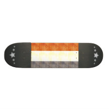 Retro Vintage Netherlands Flag Skate Board