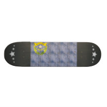 Retro Vintage Nevada Flag Skate Board Decks