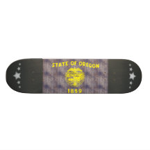 Retro Vintage Oregon Flag Skateboard Decks