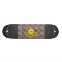 Retro Vintage Pennsylvania Flag Skate Board Decks