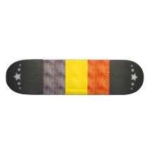 Retro Vintage Romania Flag Skateboards