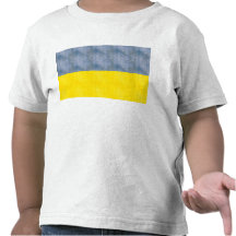 Retro Vintage Ukraine Flag Tee Shirt