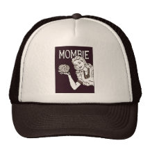 Rétro zombi de Mombie Casquettes De Camionneur